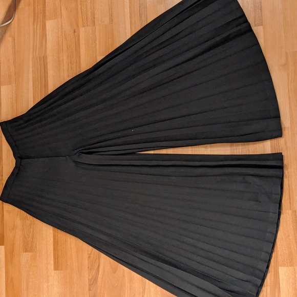 Vintage black polyester Palazzo pants - Picture 4 of 4